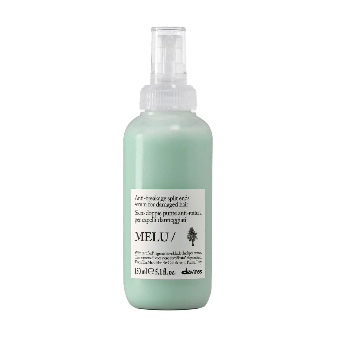 Сироватка Davines Melu Anti-Breakage Split Ends Serum проти ламкості та посічених кінчиків, для пошкодженного волосся, 150 мл